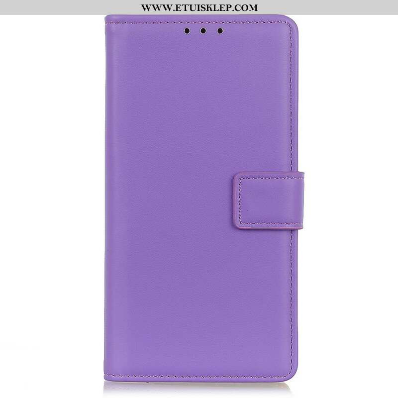 Etui Folio do iPhone 13 Pro Prosty Efekt Skóry